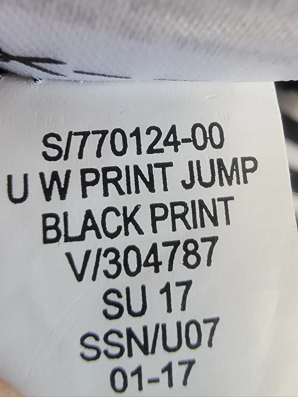 Old Navy Print Jump Rayon Black White Geometric Jumpsuit Girl Sz M (8) Boho